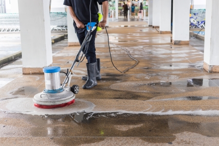 Oil grease cleaning